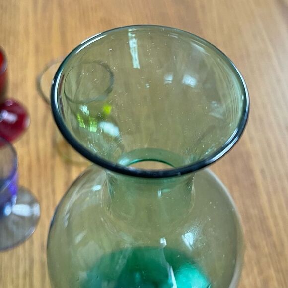 Château Orleans Multi Color Glass Cordial Decanter with Stopper Set - Picture 13 of 16